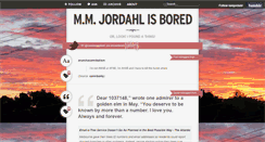 Desktop Screenshot of mmjordahl.tumblr.com