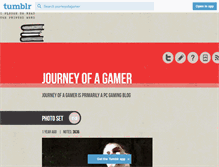 Tablet Screenshot of journeyofagamer.tumblr.com
