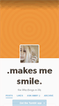 Mobile Screenshot of makes--me--smile.tumblr.com