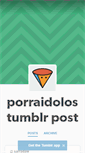Mobile Screenshot of porraidolos.tumblr.com