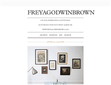 Tablet Screenshot of freyagodwinbrown.tumblr.com