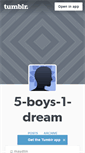 Mobile Screenshot of 5-boys-1-dream.tumblr.com