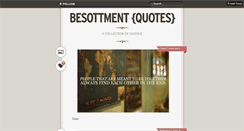 Desktop Screenshot of besottmentquotes.tumblr.com