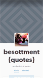 Mobile Screenshot of besottmentquotes.tumblr.com