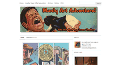 Desktop Screenshot of manlyartadventure.tumblr.com