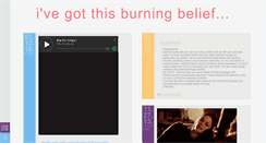 Desktop Screenshot of burningbelief.tumblr.com