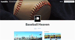 Desktop Screenshot of baseball-heaven.tumblr.com