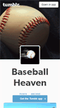 Mobile Screenshot of baseball-heaven.tumblr.com