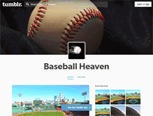 Tablet Screenshot of baseball-heaven.tumblr.com