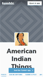 Mobile Screenshot of americanindianthings.tumblr.com