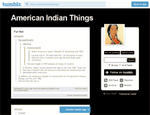 Tablet Screenshot of americanindianthings.tumblr.com