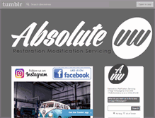 Tablet Screenshot of absolutevw.tumblr.com