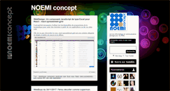 Desktop Screenshot of noemiconcept.tumblr.com