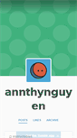 Mobile Screenshot of annthynguyen.tumblr.com