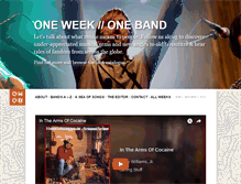 Tablet Screenshot of oneweekoneband.tumblr.com