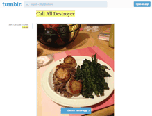 Tablet Screenshot of callalldestroyer.tumblr.com