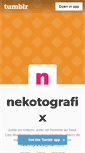 Mobile Screenshot of nekoto.tumblr.com