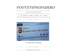 Tablet Screenshot of footstepsofahero.tumblr.com
