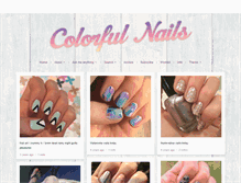 Tablet Screenshot of colorful-nails.tumblr.com