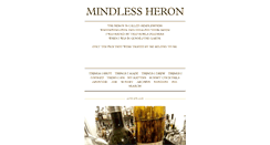 Desktop Screenshot of mindlessheron.tumblr.com