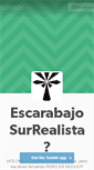 Mobile Screenshot of escarabajosurrealista.tumblr.com