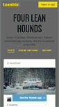 Mobile Screenshot of fourleanhounds.tumblr.com