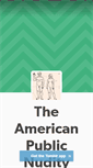 Mobile Screenshot of americanpublicnudityassociation.tumblr.com