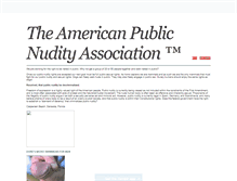 Tablet Screenshot of americanpublicnudityassociation.tumblr.com