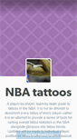 Mobile Screenshot of nbatattoos.tumblr.com