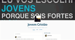 Desktop Screenshot of jovemcristao.tumblr.com