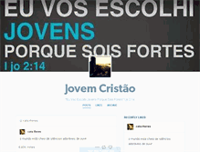 Tablet Screenshot of jovemcristao.tumblr.com