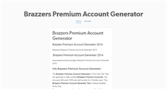 Desktop Screenshot of brazzerspremiumaccountgenerator.tumblr.com