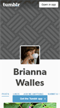 Mobile Screenshot of briannawalles.tumblr.com