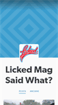 Mobile Screenshot of lickedmag.tumblr.com