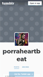 Mobile Screenshot of porraheartbeat.tumblr.com