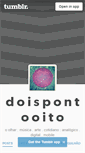 Mobile Screenshot of doispontooito.tumblr.com