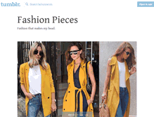 Tablet Screenshot of fashionpieces.tumblr.com