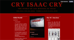Desktop Screenshot of cryisaaccry.tumblr.com