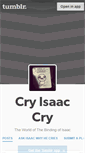 Mobile Screenshot of cryisaaccry.tumblr.com