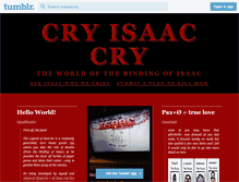 Tablet Screenshot of cryisaaccry.tumblr.com