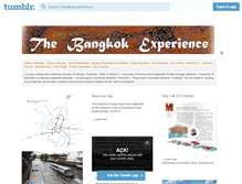 Tablet Screenshot of bangkokexperience.tumblr.com