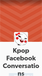 Mobile Screenshot of kpop-fb-conversations.tumblr.com