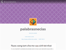 Tablet Screenshot of palabrasnecias.tumblr.com