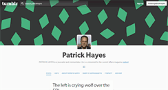 Desktop Screenshot of patrickhayes.tumblr.com