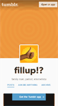 Mobile Screenshot of fillup.tumblr.com