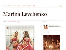 Tablet Screenshot of levchenkomarina.tumblr.com