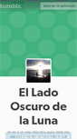 Mobile Screenshot of eladoscurodelaluna.tumblr.com