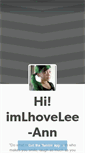 Mobile Screenshot of imlovelyanndado.tumblr.com