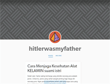 Tablet Screenshot of hitlerwasmyfather.tumblr.com