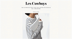 Desktop Screenshot of lescowboys.tumblr.com